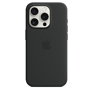 "Силиконовый чехол MagSafe для iPhone 15 Pro (MT1A3ZM/A)" Черный