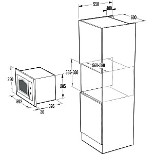 Встраиваемая микроволновая печь Gorenje BM235CLI.