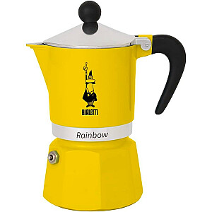 Kavos aparatas Bialetti Rainbow 6tz, geltonas