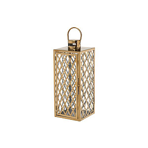 Фонарь 4Living Shine 18х18х46см золотистый кр. 627987-3