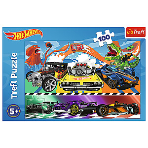 TREFL HOT WHEELS Dėlionė, 100 det.