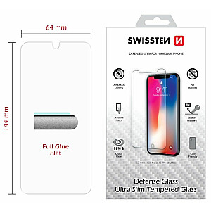 Swissten Ultra Slim Tempered Glass Premium 9H Aizsargstikls Samsung Galaxy A41