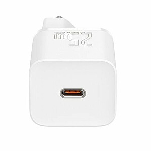 Baseus CCSP020102 Super Si 1C Ceļojuma Lādētājs 25W
