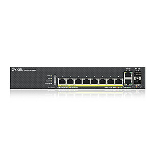 Zyxel GS2220-10HP-EU0101F tinklo jungiklis valdomas L2 Gigabit Ethernet (10/100/1000) Maitinimas per Ethernet (PoE) Juodas