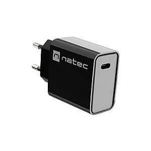 NATEC USB ĮKROVIKLIS RIBERA USB-C 20W PD BLACK