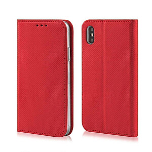 „Fusion Magnet“ dėklo knygos viršelis, skirtas Samsung A520 Galaxy A5 2017 Red