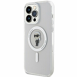 Karl Lagerfeld IML Ikonik MagSafe Back Case Aizsargapvalks Priekš Apple iPhone 15 Pro Max