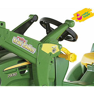 Pedalinis traktorius rollyFarmtrac John Deere 7930 su nuimamu kaušu 710027 (3 - 8 metai) Vokietija