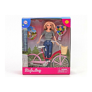 Lėlė Lucy su dviračiu 419797