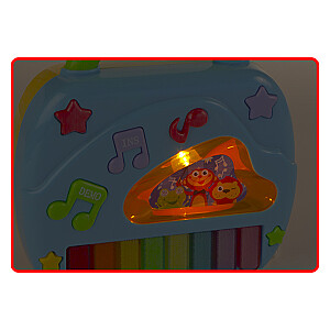Muzikinis žaislinis pianinas ir telefonas su garsais ir šviesomis nuo 12 mėn. CB42006