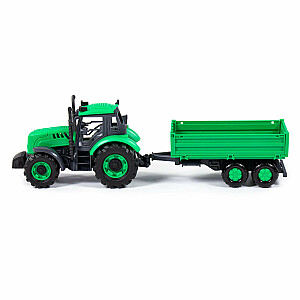 Progress traktorius su priekaba su bortine priekaba, inercija, dėžėje 37 cm PL9126