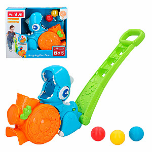 Пластмассовая игрушка на палочке Динозавр со звуком и светом c 12 мес  CB46311