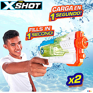 Vandens pistoleto rinkinys 2 vnt. X-Shot Micro Fast-Fill 27 cm 5+ CB46673