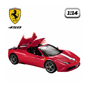 RC automobilis Ferrari 458 1:14 6 pvz., žibintai, stogas, akumuliatoriai, 6+ CB41219