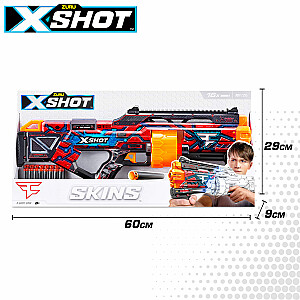 Pistoletas su 16 smūgių. kulkos, nuotolis iki 27 metrų X-Shot Skins ZURU 8 g+ CB46923