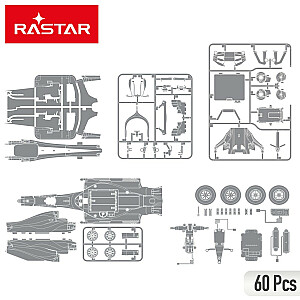 Радиоуправляемая машина Конструктор Ferrari F1 SF1000 1:16 8+ CB46982