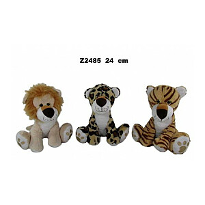 Pliušiniai gyvūnai Liūtas/leopardas/tigras 24 cm (Z2485) 157676