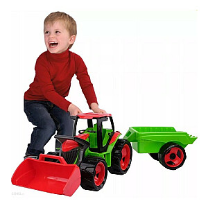 LENA MAXI traktorius su kaušu ir priekaba (dėžutėje) 107 cm L02136