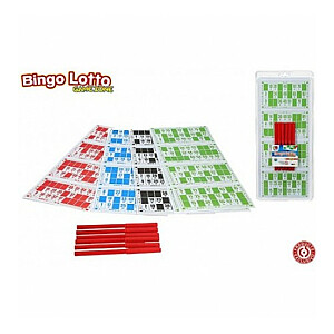 Stalo žaidimas 180 Bingo kortelių + 6 žymekliai CB24716
