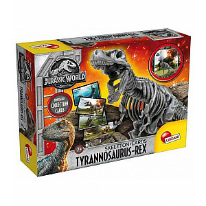 Stalo žaidimas JURASSIC WORLD DINOSAUR Skeletonas + CARDS 7+ FB068210