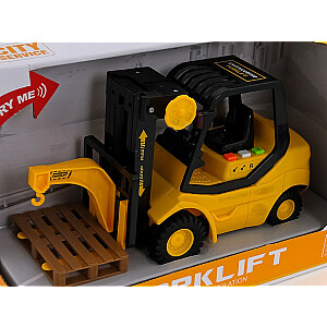 Вилочный погрузчик Forklift со светом и звуком 24 cm 488083