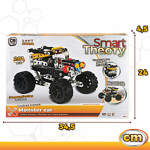 Металлический конструктор Машина Monster Car 201 детали 8+ CB49591