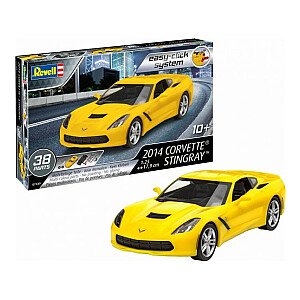 Modelis 2014 Corvette Stingray - Easy Click System 1:24 38 vnt. Revell 10+ 07449