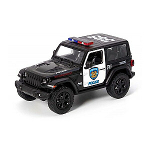 Metalo modelio automobilis 2018 Jeep Wrangler (policija) 1:34 KT5412P