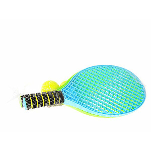 Теннис комплект пластм. ракетки и 2 мягких мячика детям 40 см 561434