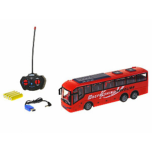 Радиоуправляемый автобус (4 функции, свет) аккум. USB зарядка  32 cm 563407