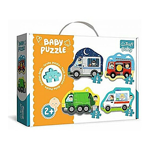 Dėlionė TREFL BABY PUZZLE Automobiliai 2+ T36071