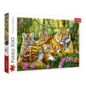 TREFL Puzzle Tiger Family 500 vnt. 10+ T37350