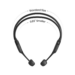 SHOKZ OpenRun ausinės belaidė sportinė kaklo juosta Bluetooth juoda