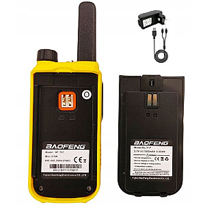 Racija Baofeng BF-T17 geltona