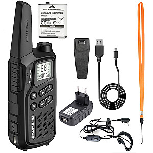 Walkie Talkie Baofeng BF-T25E juoda