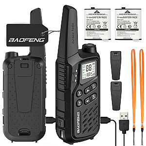 Walkie Talkie Baofeng BF-T25E juoda