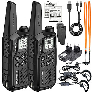 Walkie Talkie Baofeng BF-T25E juoda