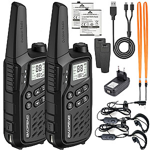 Walkie Talkie Baofeng BF-T25E juoda