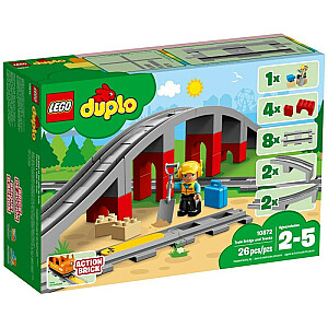 LEGO Duplo 10872 Traukinio bėgiai ir viadukas