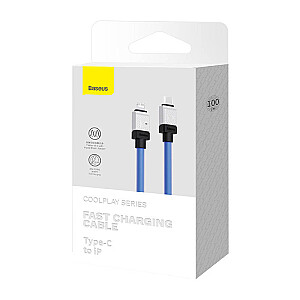 Кабель быстрой зарядки Baseus USB-C to Coolplay Series 1 м, 20 Вт (фиолетовый)