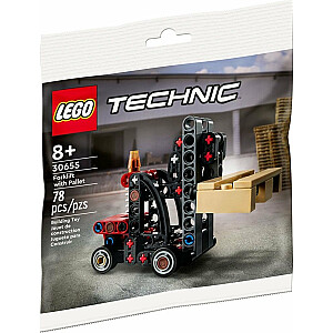 Вилочный погрузчик LEGO Technic с поддоном (30655)