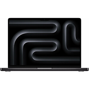 MacBook Pro 14 M3 Pro 18 colių 512 colių SSD erdvė juoda EN MRX33ZE/A
