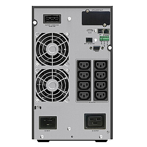 PowerWalker VFI 3000 ICT IoT dviguba konversija (internete) 3kVA 3000W 9 kintamosios srovės lizdai