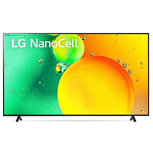 TV Set LG 75" 4K/Smart 3840x2160 Wireless LAN Bluetooth Black 75NANO753QA