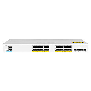 Сетевой коммутатор Cisco CBS250-24P-4X-EU Управляемый Gigabit Ethernet L2/L3 (10/100/1000), серебристый