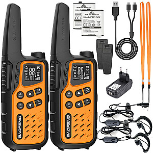 Walkie Talkie Baofeng BF-T25E oranžinė