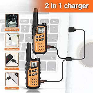 Walkie Talkie Baofeng BF-T25E oranžinė