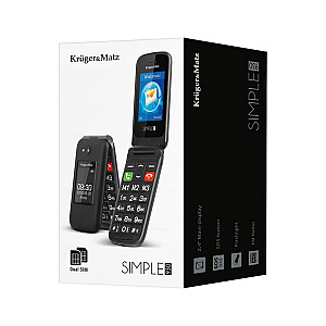 MaxCKruger & Matz KM0930 6,1 см (2,4") 98 г Черный Функциональный телефон