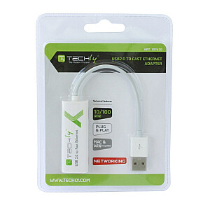 Techly USB2.0 į Fast Ethernet 10/100 Mbps keitiklis