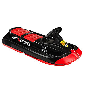 Hamax SnoRacing Snow Racer juodas, raudonas polietilenas